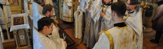 Епископ Боярский Феодосий молитвенно отметил годовщину архиерейской хиротонии