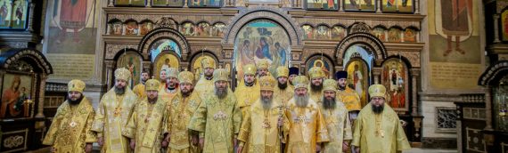 Освящение престола в кафедральном соборе Борисполя.