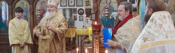 Благочинный Оболонского благочиния принял участие в тожественном Богослужении в одном из храмов г. Киева.