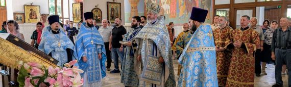 06 июля, в неделю 4-ю по Пятидесятницы, в день памяти иконы Божией Матери именуемой «Владимирская», в нашем храме состоялось праздничное воскресное Богослужение.