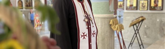 18 августа, в канун Праздника Преображения Господа Бога и Спаса нашего Иисуса Христа, в нашем храме было совершено праздничное Всенощное бдение с освящением пяти хлебов.