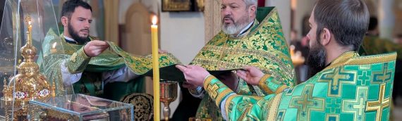 09 ноября, в неделю 22-ю по Пятидесятницы, в день память прп. Нестора Летописца, в нашем храме состоялось праздничное воскресное Богослужение.